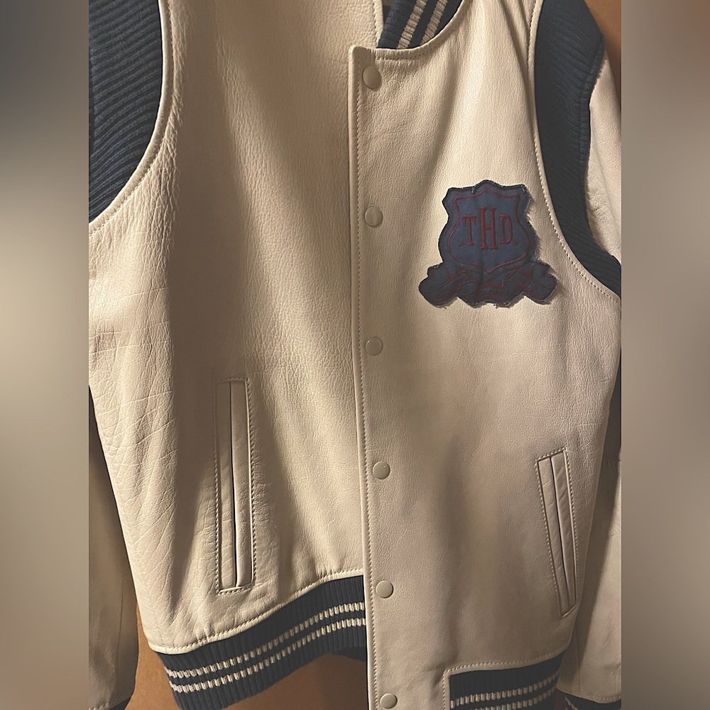 Heritage Hilfiger Denim Men’s/unisex Leather Jacket.